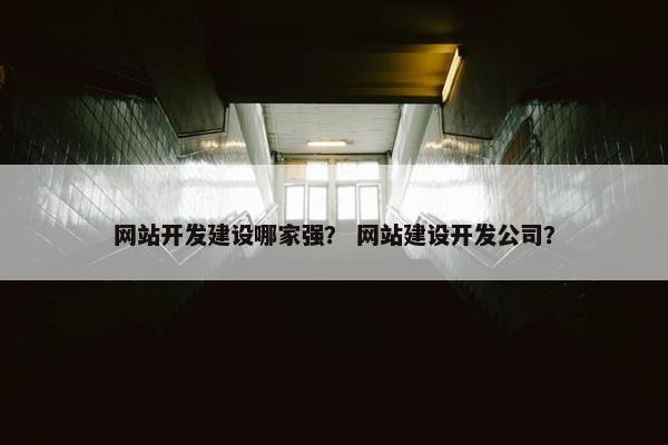 网站开发建设哪家强？ 网站建设开发公司？