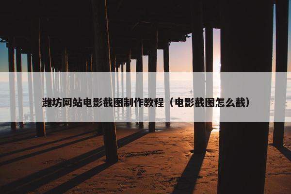 潍坊网站电影截图制作教程（电影截图怎么截）