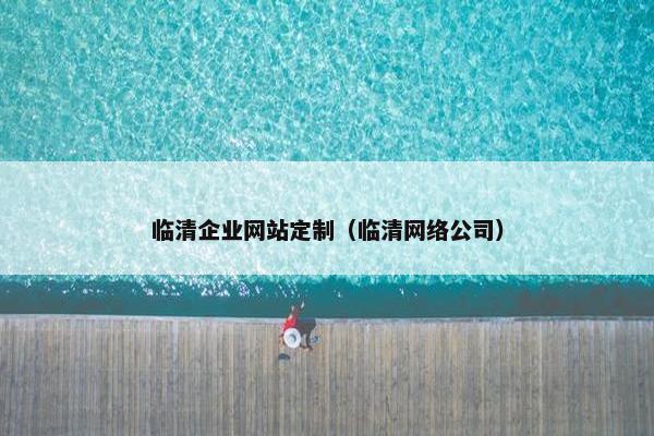 临清企业网站定制（临清网络公司）