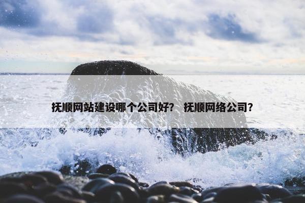 抚顺网站建设哪个公司好？ 抚顺网络公司？