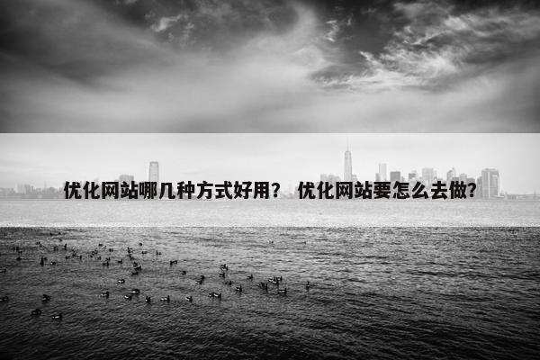 优化网站哪几种方式好用？ 优化网站要怎么去做？