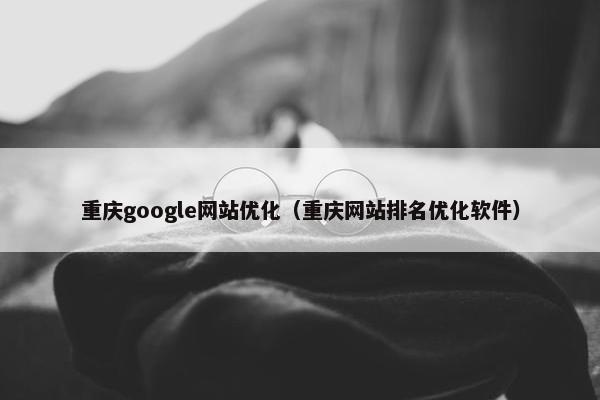 重庆google网站优化（重庆网站排名优化软件）