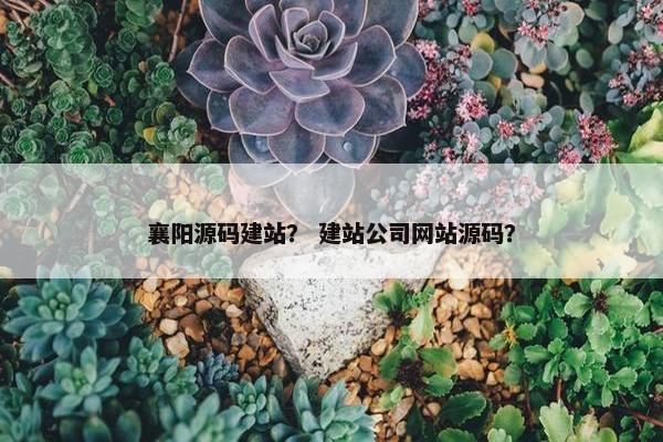 襄阳源码建站？ 建站公司网站源码？