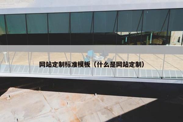 网站定制标准模板（什么是网站定制）
