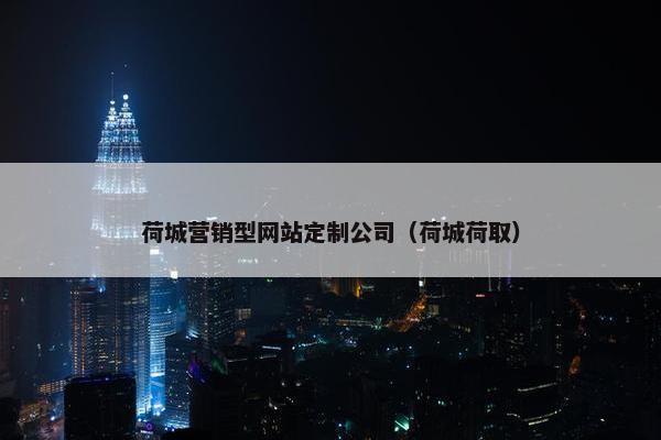 荷城营销型网站定制公司（荷城荷取）