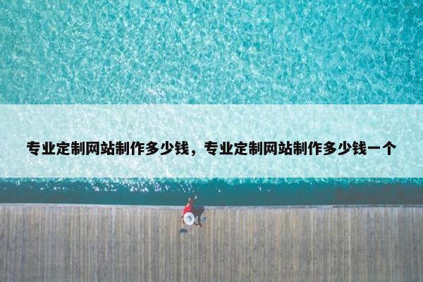 专业定制网站制作多少钱，专业定制网站制作多少钱一个