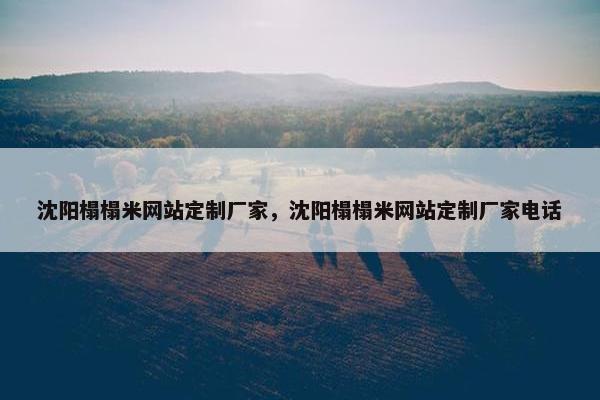 沈阳榻榻米网站定制厂家，沈阳榻榻米网站定制厂家电话