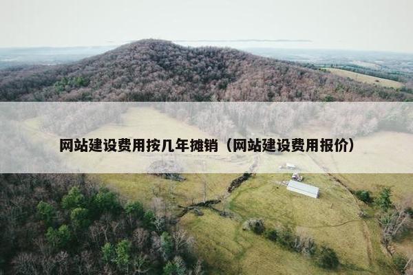 网站建设费用按几年摊销（网站建设费用报价）