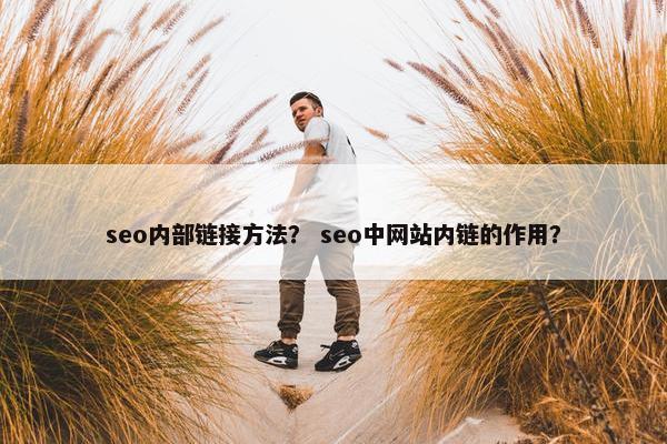 seo内部链接方法？ seo中网站内链的作用？