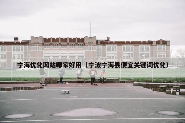 宁海优化网站哪家好用（宁波宁海县便宜关键词优化）