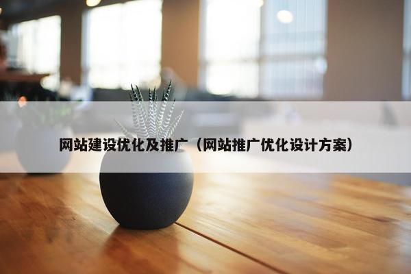 网站建设优化及推广（网站推广优化设计方案）