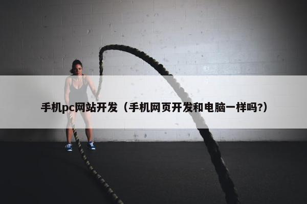 手机pc网站开发（手机网页开发和电脑一样吗?）