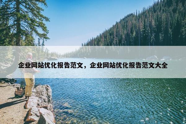 企业网站优化报告范文，企业网站优化报告范文大全