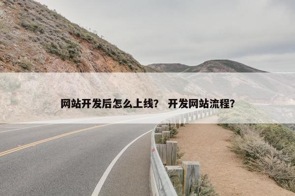 网站开发后怎么上线？ 开发网站流程？