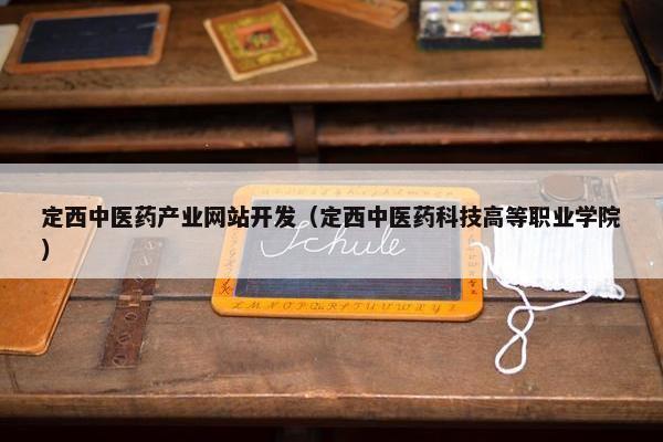 定西中医药产业网站开发（定西中医药科技高等职业学院）