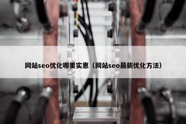 网站seo优化哪里实惠（网站seo最新优化方法）