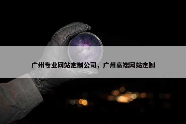 广州专业网站定制公司，广州高端网站定制