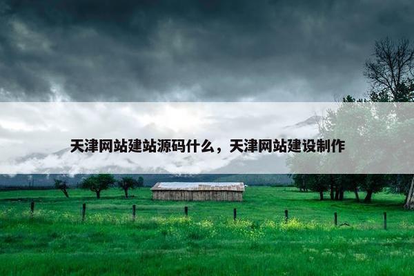 天津网站建站源码什么，天津网站建设制作