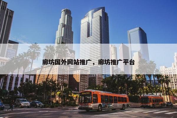 廊坊国外网站推广，廊坊推广平台