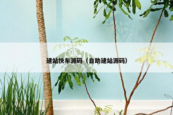 建站快车源码（自助建站源码）