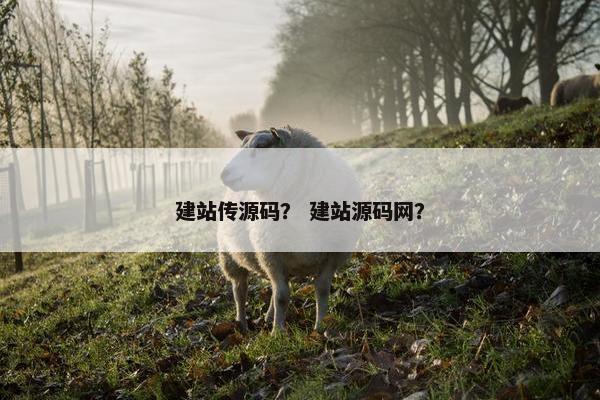 建站传源码？ 建站源码网？