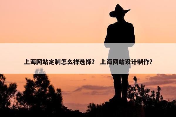 上海网站定制怎么样选择？ 上海网站设计制作？