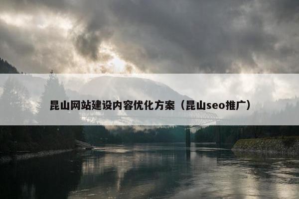 昆山网站建设内容优化方案（昆山seo推广）