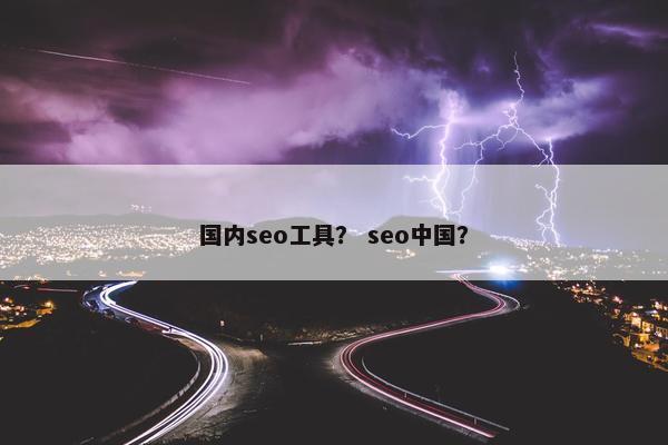 国内seo工具？ seo中国？