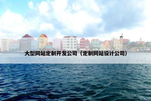 大型网站定制开发公司（定制网站设计公司）