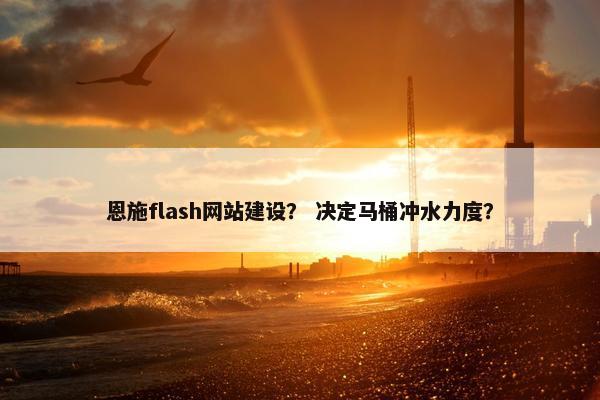 恩施flash网站建设？ 决定马桶冲水力度？