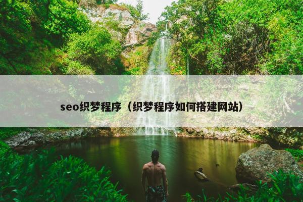 seo织梦程序（织梦程序如何搭建网站）