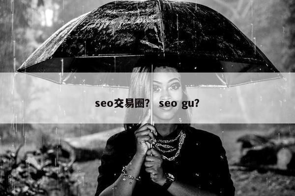 seo交易圈？ seo gu？