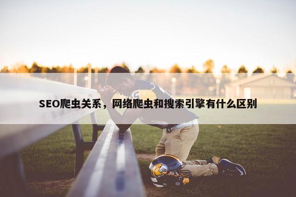 SEO爬虫关系，网络爬虫和搜索引擎有什么区别