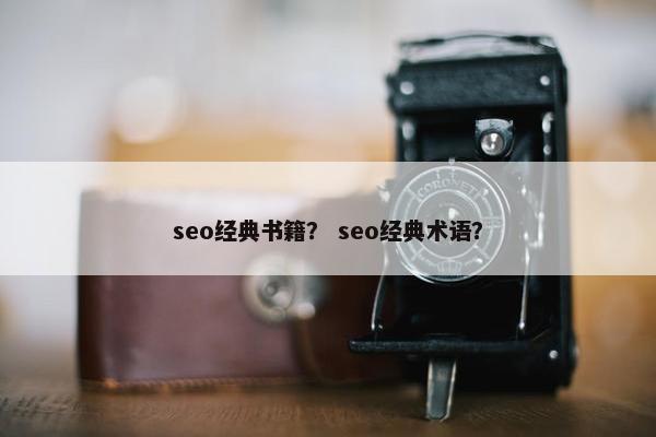 seo经典书籍？ seo经典术语？