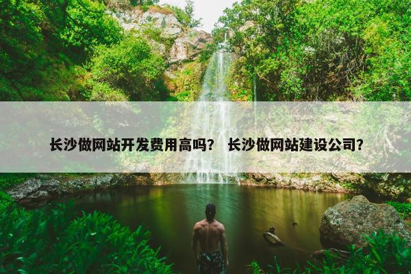 长沙做网站开发费用高吗？ 长沙做网站建设公司？