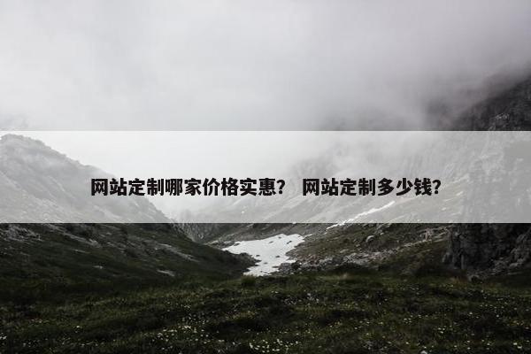 网站定制哪家价格实惠？ 网站定制多少钱？
