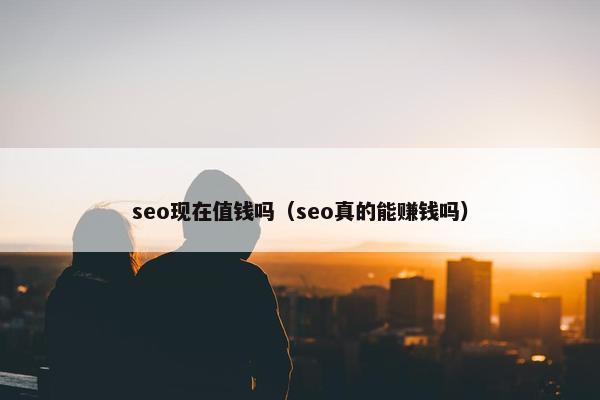 seo现在值钱吗（seo真的能赚钱吗）