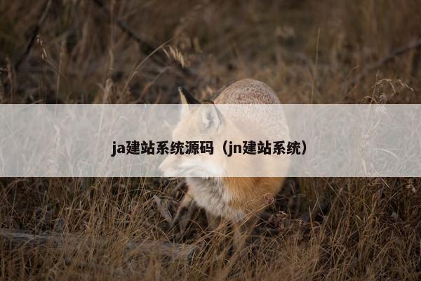 ja建站系统源码（jn建站系统）