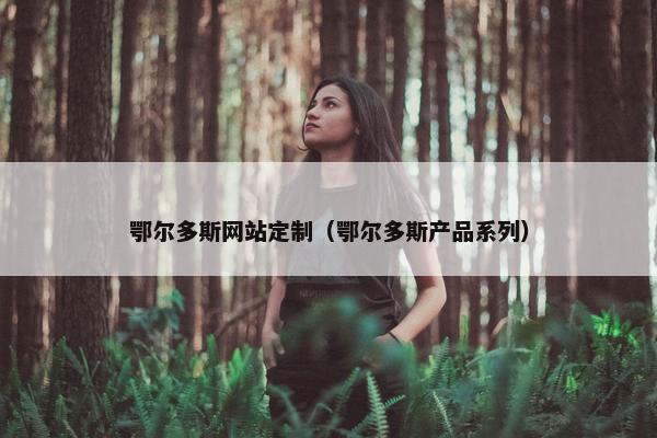 鄂尔多斯网站定制（鄂尔多斯产品系列）
