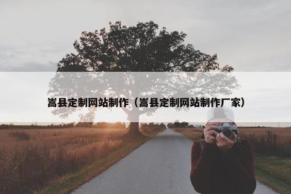 嵩县定制网站制作（嵩县定制网站制作厂家）