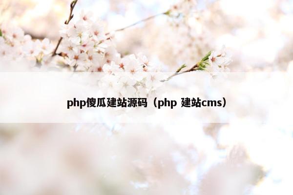 php傻瓜建站源码（php 建站cms）