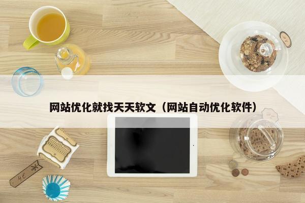 网站优化就找天天软文（网站自动优化软件）