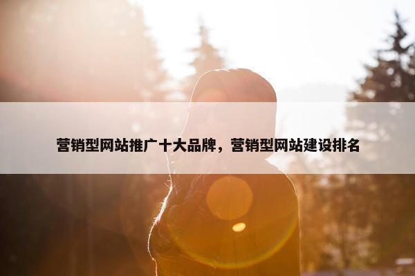 营销型网站推广十大品牌，营销型网站建设排名
