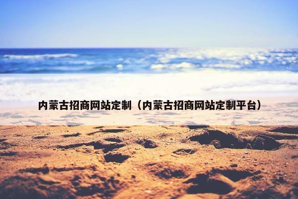 内蒙古招商网站定制（内蒙古招商网站定制平台）