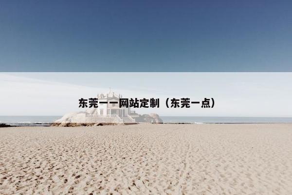 东莞一一网站定制（东莞一点）