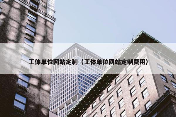 工体单位网站定制（工体单位网站定制费用）