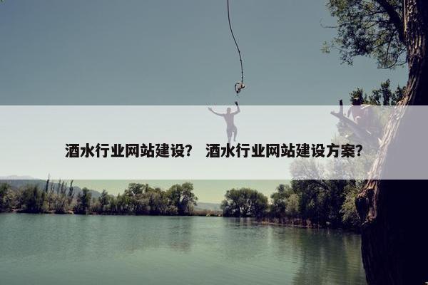 酒水行业网站建设？ 酒水行业网站建设方案？