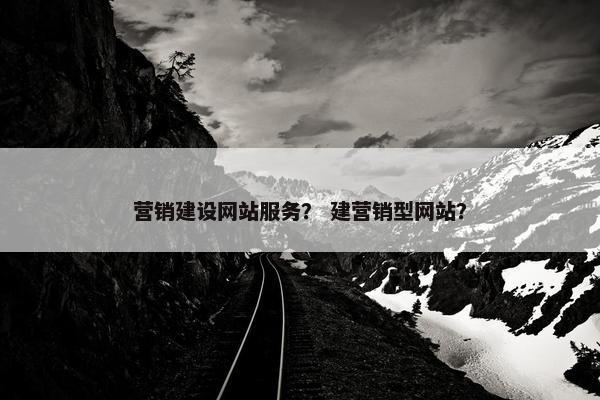营销建设网站服务？ 建营销型网站？
