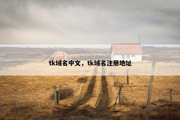 tk域名中文，tk域名注册地址