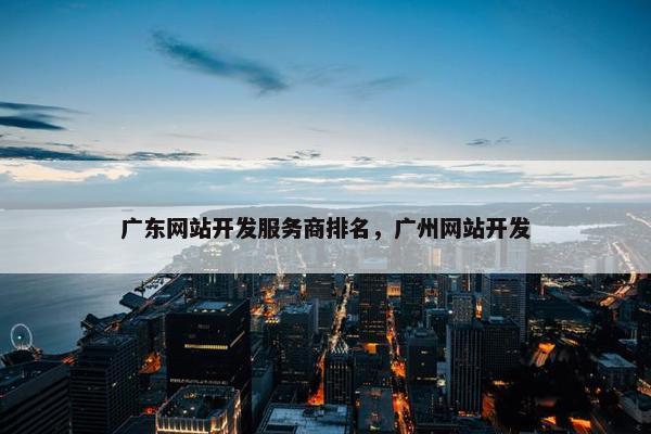 广东网站开发服务商排名，广州网站开发